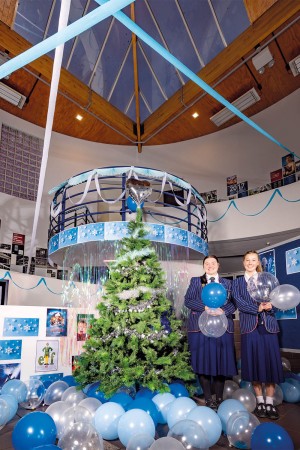 Heads of Senior College Council, Georgia Eagle and Evangeline McNeill (both Year 13).