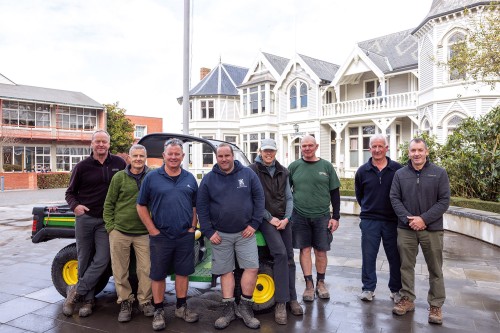 Heads Groundsperson Mike Seaward; Property Maintenance 2IC Perry Storr; Contractor Grounds Ady Simmons; Grounds and Maintenance Team Member Ryan McEwan; Contractor Gardens Bridget Tempero; Building Maintenance and Grounds Team Member 	Robbie Lange; College Custodian Mike Johnston; Facilities Manager Mark McGregor		 Absent: Grounds and Maintenance Team Member Sally-James Houlahan.